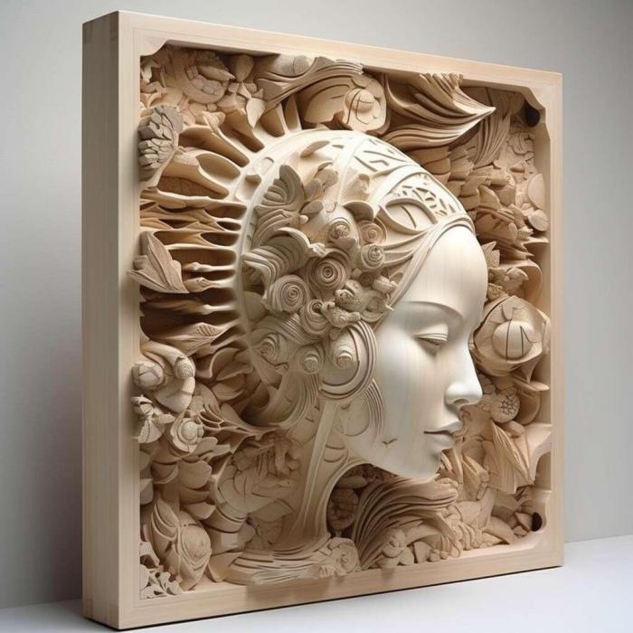 نموذج ثلاثي الأبعاد لآلة CNC 3D Art 